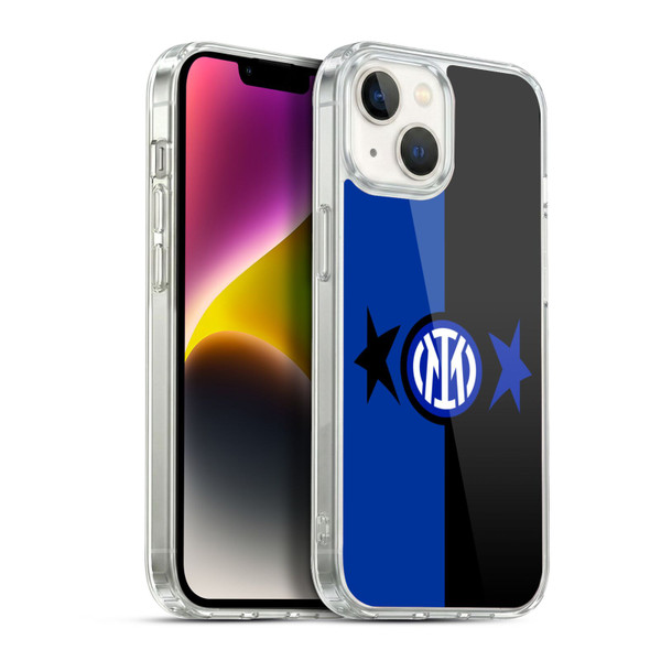 Fc Internazionale Milano IM 2Stars Black & Blue Soft Gel Case for Apple iPhone 14