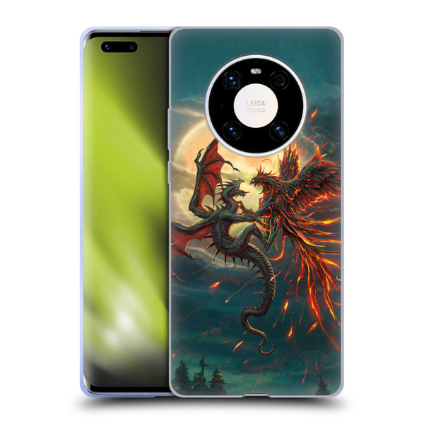Christos Karapanos Key Art Against Soft Gel Case for Huawei Mate 40 Pro 5G