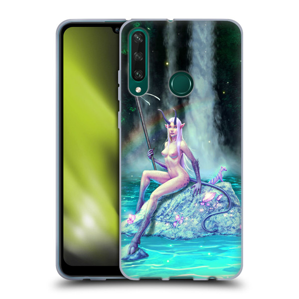 Christos Karapanos Key Art The Waterfall Soft Gel Case for Huawei Y6p