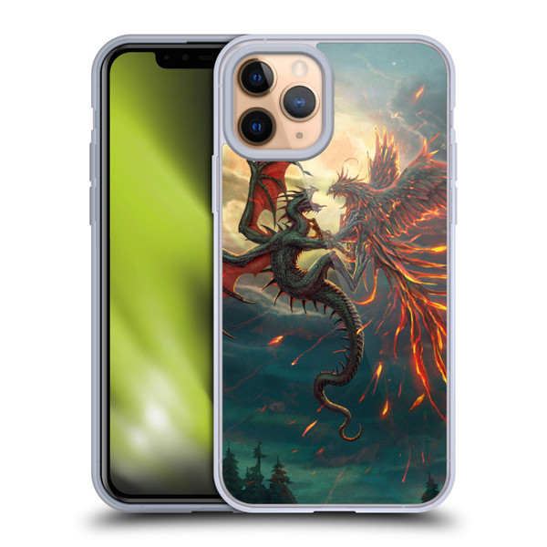 Christos Karapanos Key Art Against Soft Gel Case for Apple iPhone 11 Pro