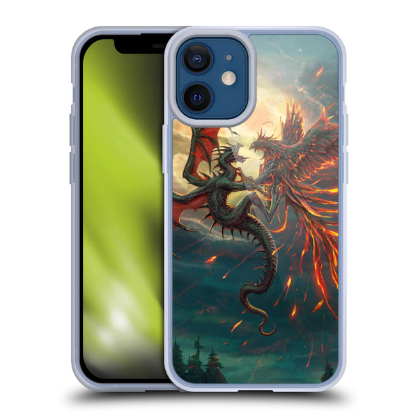 Christos Karapanos Key Art Against Soft Gel Case for Apple iPhone 12 Mini