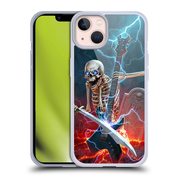 Christos Karapanos Key Art Metal Skeleton Soft Gel Case for Apple iPhone 13