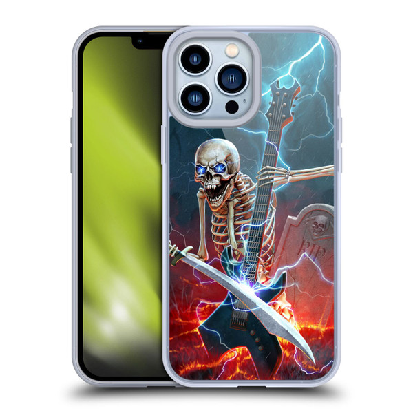 Christos Karapanos Key Art Metal Skeleton Soft Gel Case for Apple iPhone 13 Pro Max