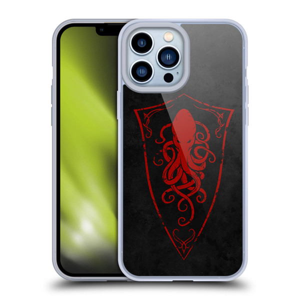 Christos Karapanos Key Art Octopus Shield Logo Soft Gel Case for Apple iPhone 13 Pro Max