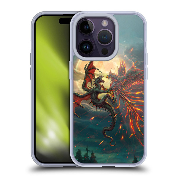 Christos Karapanos Key Art Against Soft Gel Case for Apple iPhone 14 Pro