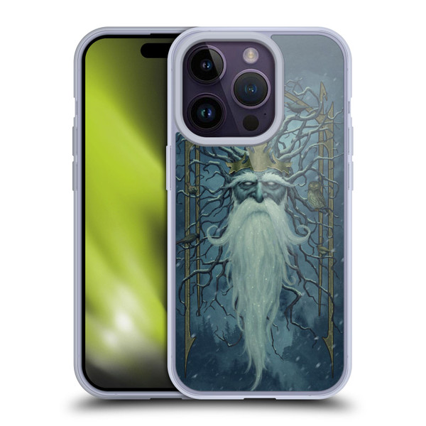 Christos Karapanos Key Art Winter Soft Gel Case for Apple iPhone 14 Pro