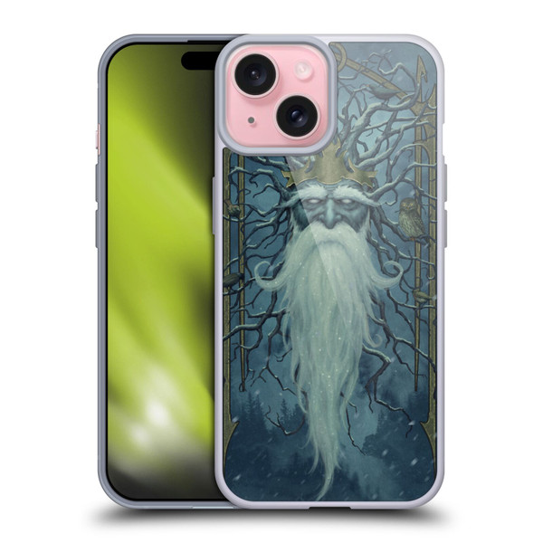 Christos Karapanos Key Art Winter Soft Gel Case for Apple iPhone 15