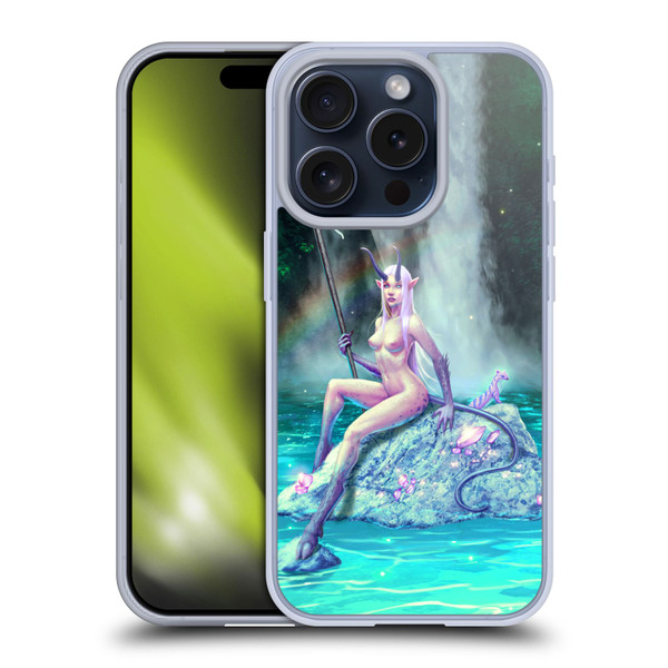 Christos Karapanos Key Art The Waterfall Soft Gel Case for Apple iPhone 15 Pro