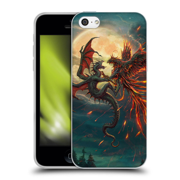 Christos Karapanos Key Art Against Soft Gel Case for Apple iPhone 5c