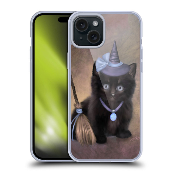 Ash Evans Graphics Broomstick Soft Gel Case for Apple iPhone 15 Plus