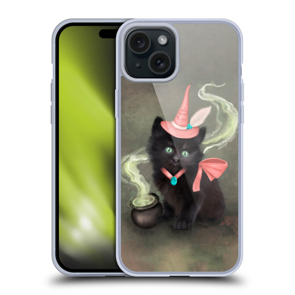 Ash Evans Graphics Familiar Spell Soft Gel Case for Apple iPhone 15 Plus