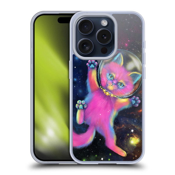 Ash Evans Graphics Lost In Space Soft Gel Case for Apple iPhone 15 Pro