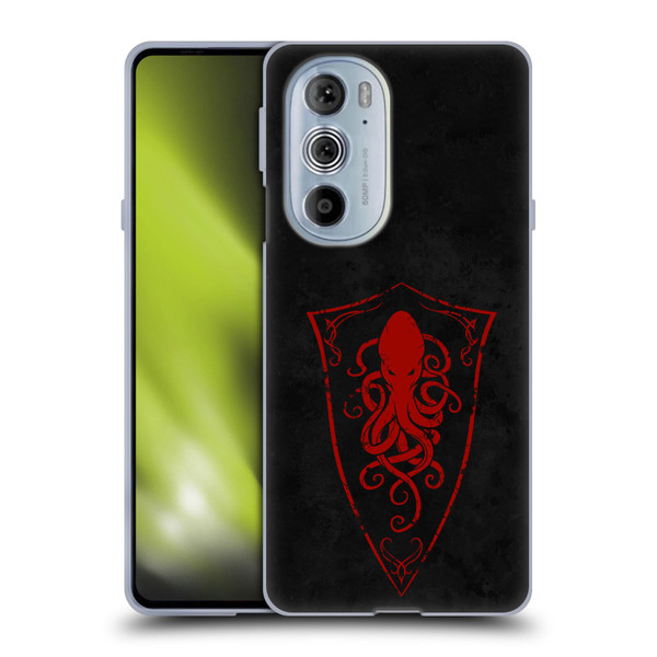 Christos Karapanos Key Art Octopus Shield Logo Soft Gel Case for Motorola Edge X30