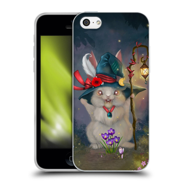 Ash Evans Graphics Magic Bunny Soft Gel Case for Apple iPhone 5c