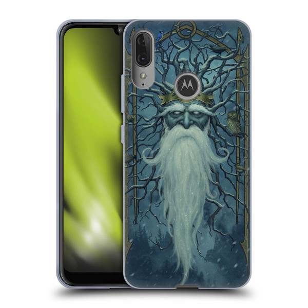 Christos Karapanos Key Art Winter Soft Gel Case for Motorola Moto E6 Plus