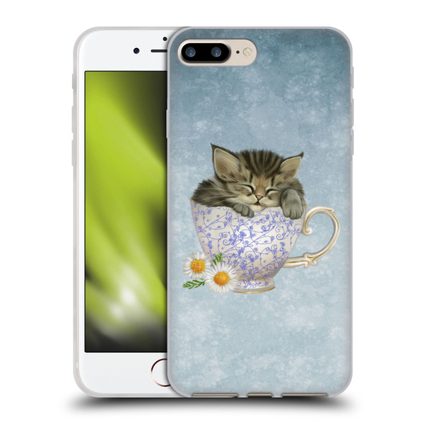 Ash Evans Graphics Chamomile Tea Soft Gel Case for Apple iPhone 7 Plus / iPhone 8 Plus