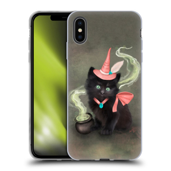 Ash Evans Graphics Familiar Spell Soft Gel Case for Apple iPhone XS Max