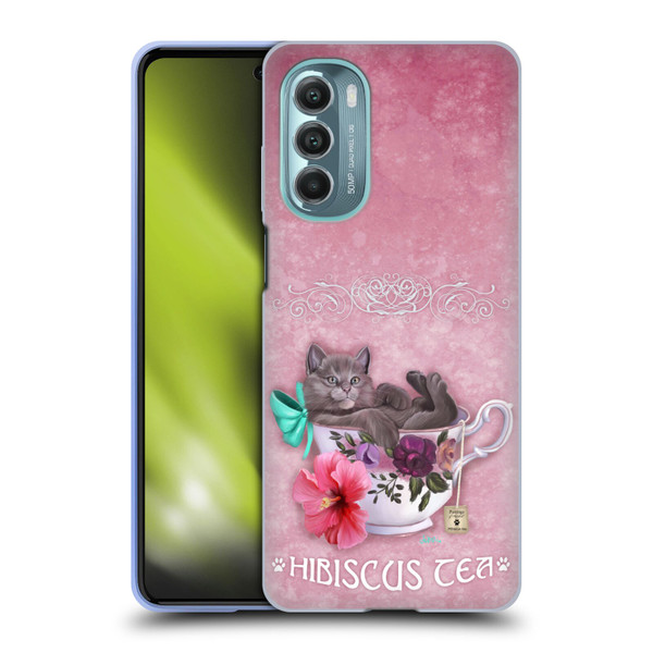 Ash Evans Graphics Hibiscus Tea Soft Gel Case for Motorola Moto G Stylus 5G (2022)