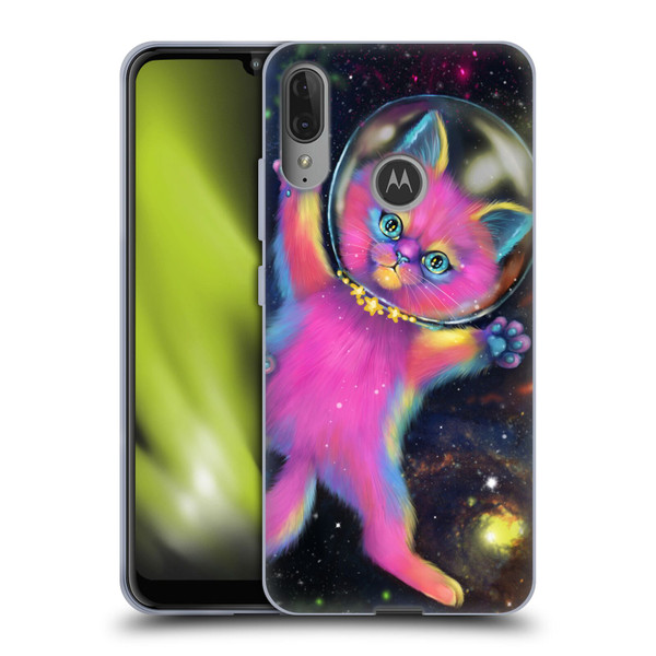 Ash Evans Graphics Lost In Space Soft Gel Case for Motorola Moto E6 Plus