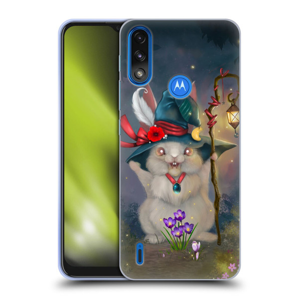 Ash Evans Graphics Magic Bunny Soft Gel Case for Motorola Moto E7 Power / Moto E7i Power