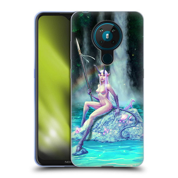 Christos Karapanos Key Art The Waterfall Soft Gel Case for Nokia 5.3