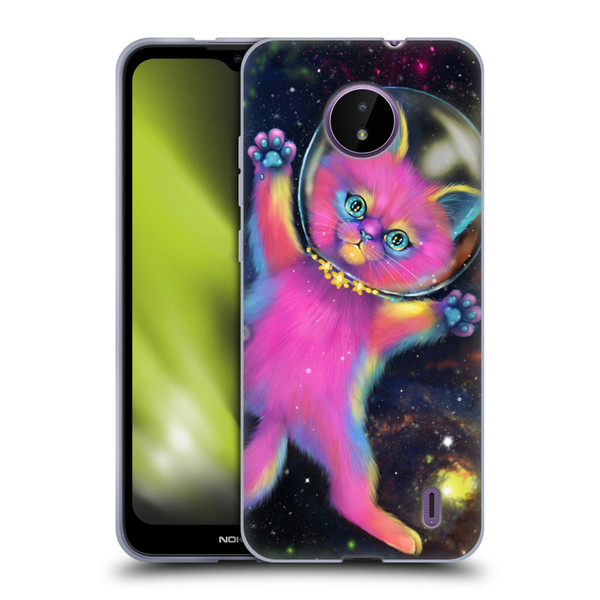 Ash Evans Graphics Lost In Space Soft Gel Case for Nokia C10 / C20