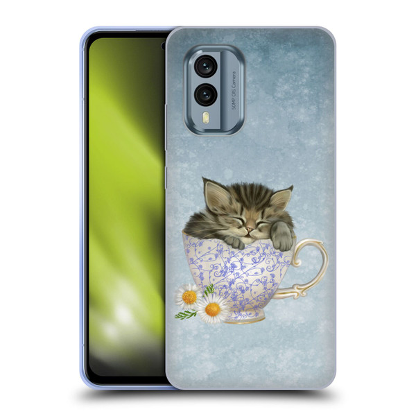 Ash Evans Graphics Chamomile Tea Soft Gel Case for Nokia X30