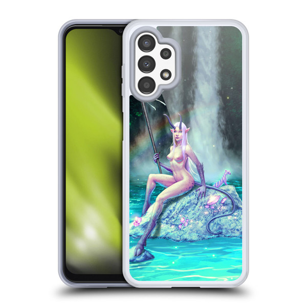 Christos Karapanos Key Art The Waterfall Soft Gel Case for Samsung Galaxy A13 (2022)