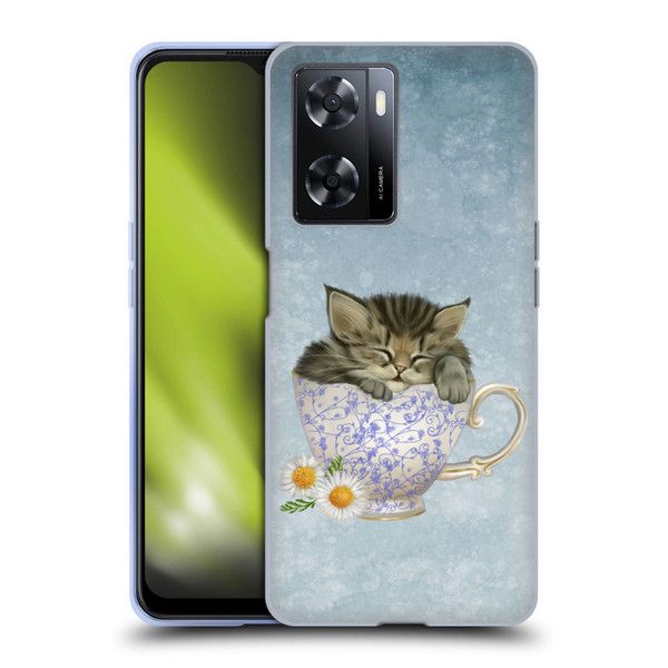 Ash Evans Graphics Chamomile Tea Soft Gel Case for OPPO A57s