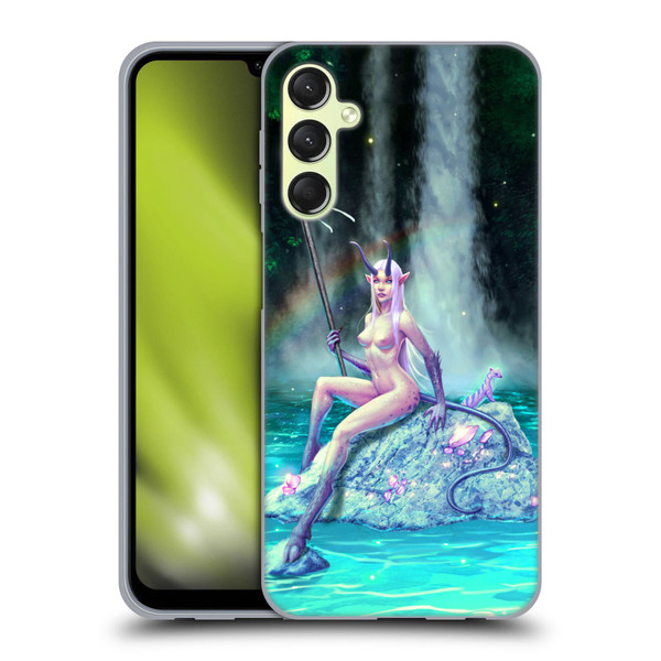 Christos Karapanos Key Art The Waterfall Soft Gel Case for Samsung Galaxy A24 4G / M34 5G