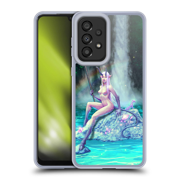 Christos Karapanos Key Art The Waterfall Soft Gel Case for Samsung Galaxy A33 5G (2022)