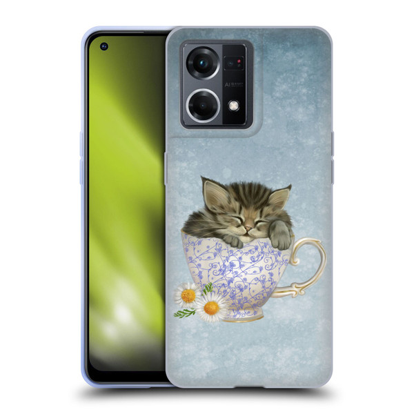 Ash Evans Graphics Chamomile Tea Soft Gel Case for OPPO Reno8 4G