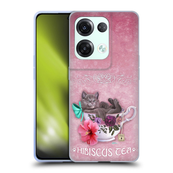 Ash Evans Graphics Hibiscus Tea Soft Gel Case for OPPO Reno8 Pro