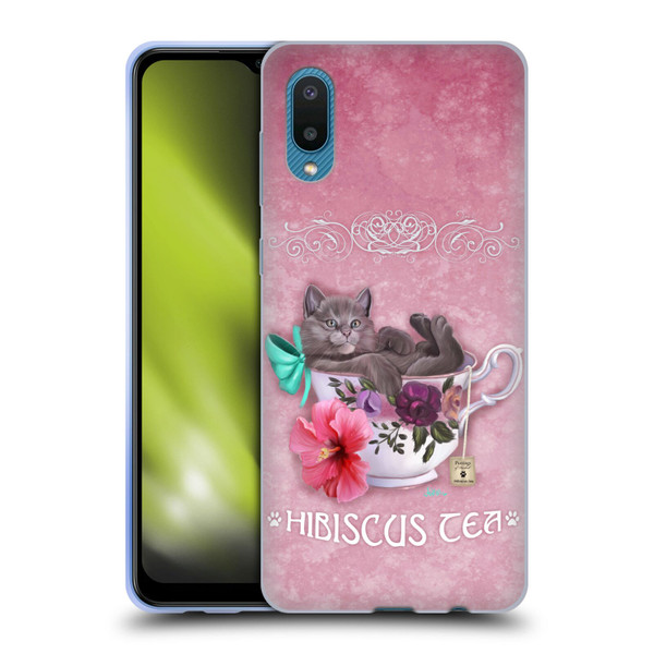 Ash Evans Graphics Hibiscus Tea Soft Gel Case for Samsung Galaxy A02/M02 (2021)
