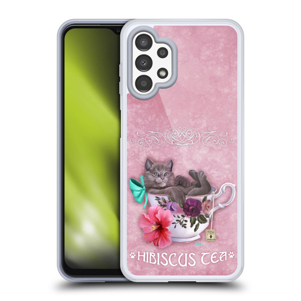 Ash Evans Graphics Hibiscus Tea Soft Gel Case for Samsung Galaxy A13 (2022)