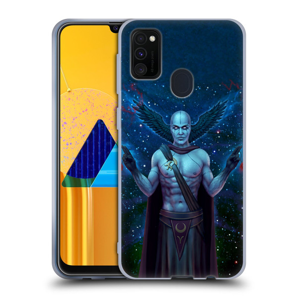 Christos Karapanos Key Art Hypnos Soft Gel Case for Samsung Galaxy M30s (2019)/M21 (2020)