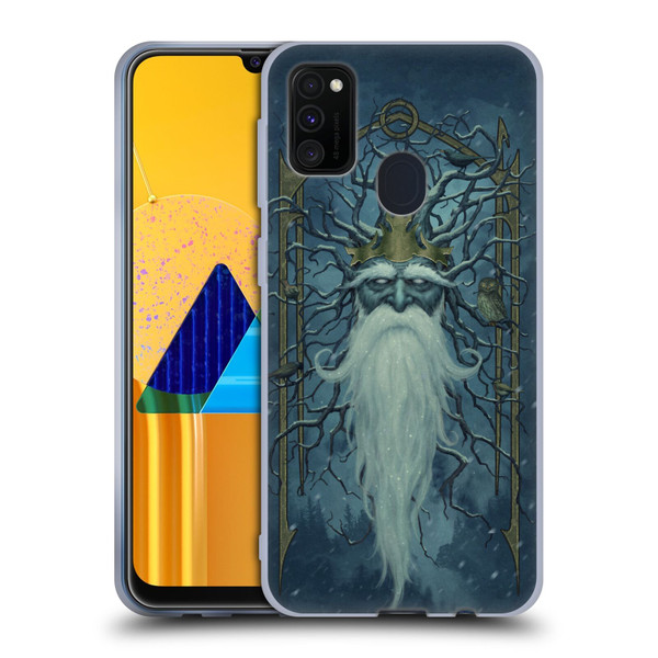 Christos Karapanos Key Art Winter Soft Gel Case for Samsung Galaxy M30s (2019)/M21 (2020)