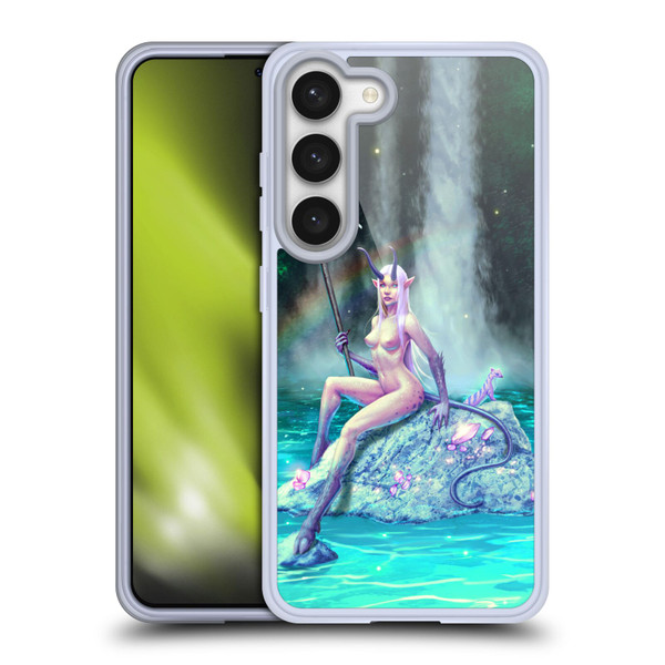 Christos Karapanos Key Art The Waterfall Soft Gel Case for Samsung Galaxy S23 5G