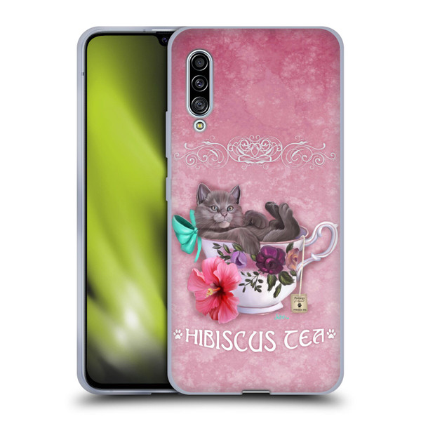 Ash Evans Graphics Hibiscus Tea Soft Gel Case for Samsung Galaxy A90 5G (2019)
