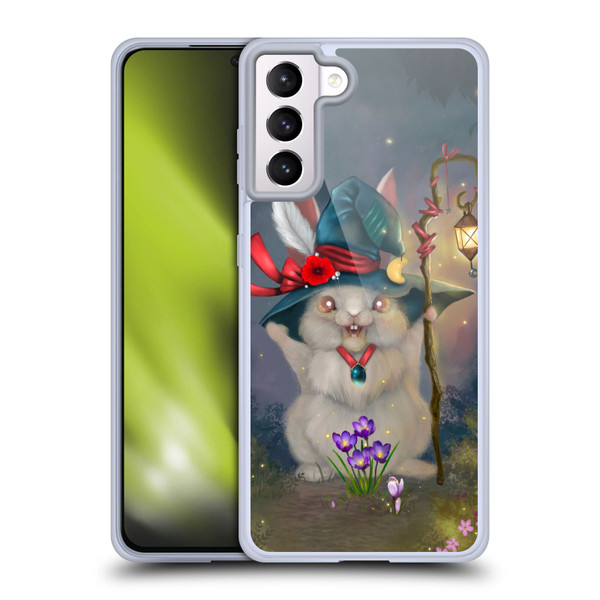 Ash Evans Graphics Magic Bunny Soft Gel Case for Samsung Galaxy S21+ 5G