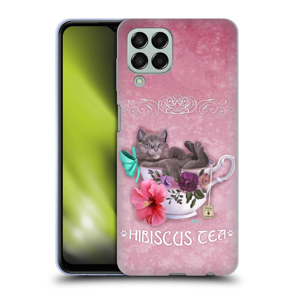 Ash Evans Graphics Hibiscus Tea Soft Gel Case for Samsung Galaxy M33 (2022)