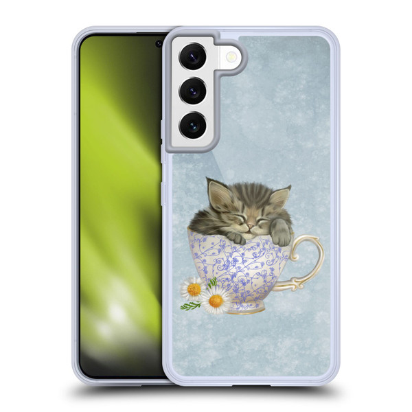 Ash Evans Graphics Chamomile Tea Soft Gel Case for Samsung Galaxy S22 5G