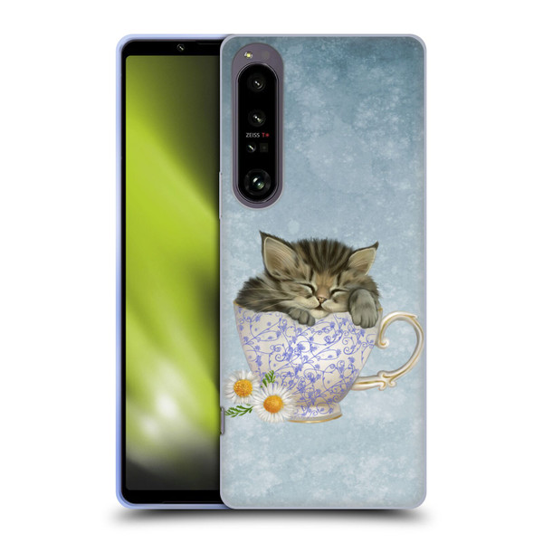 Ash Evans Graphics Chamomile Tea Soft Gel Case for Sony Xperia 1 IV