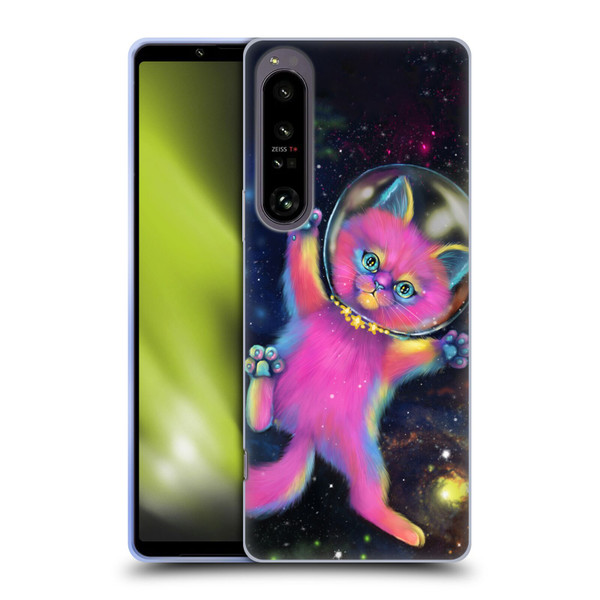 Ash Evans Graphics Lost In Space Soft Gel Case for Sony Xperia 1 IV