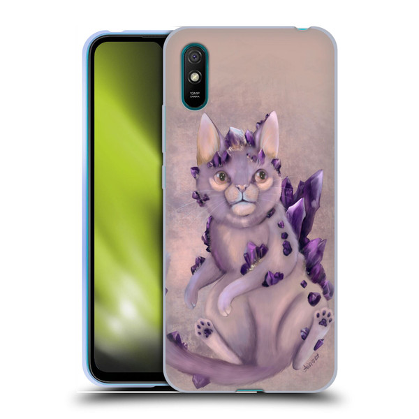 Ash Evans Graphics Amethyst Cat Soft Gel Case for Xiaomi Redmi 9A / Redmi 9AT