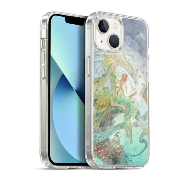 Stephanie Law Art Transcribing The Wind Soft Gel Case for Apple iPhone 13