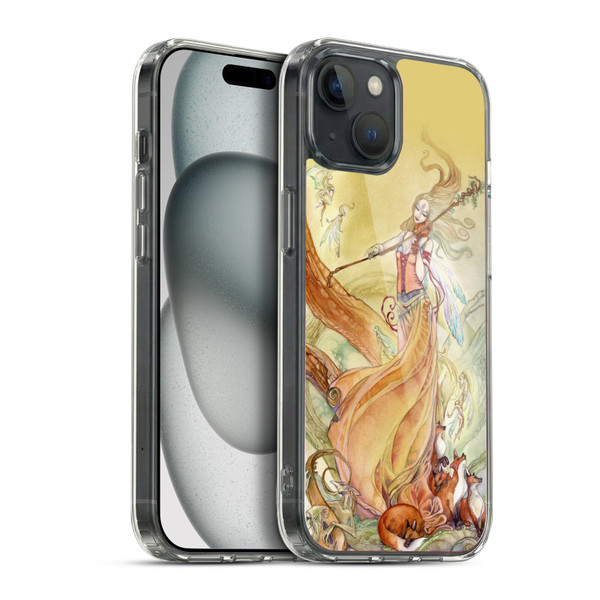 Stephanie Law Art Violin Soft Gel Case for Apple iPhone 15 Plus & MagSafe