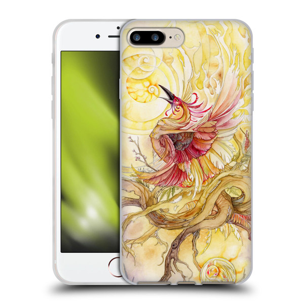 Stephanie Law Art Phoenix Soft Gel Case for Apple iPhone 7 Plus / iPhone 8 Plus