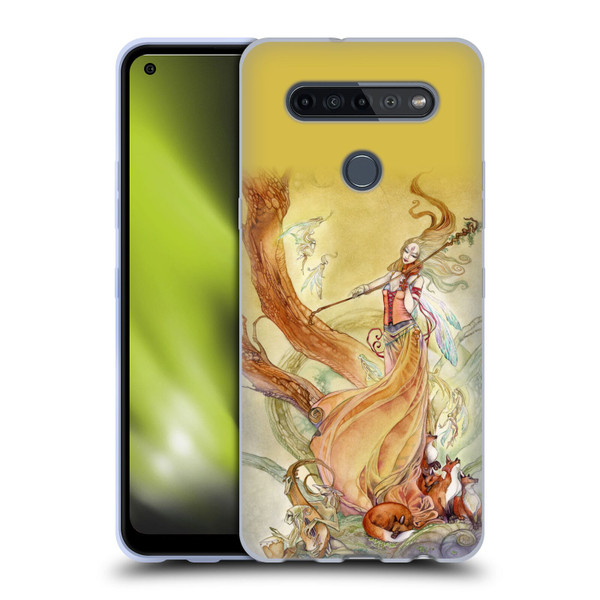 Stephanie Law Art Violin Soft Gel Case for LG K51S