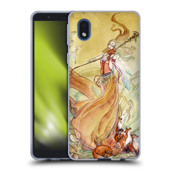 Stephanie Law Art Violin Soft Gel Case for Samsung Galaxy A01 Core (2020)